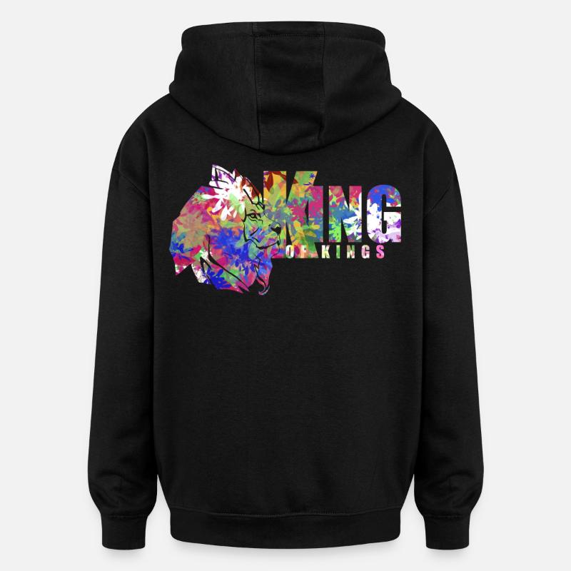 KOL - Oversized Unisex Hoodie - black