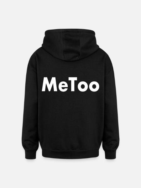 Me too - Oversized Unisex Hoodie - black