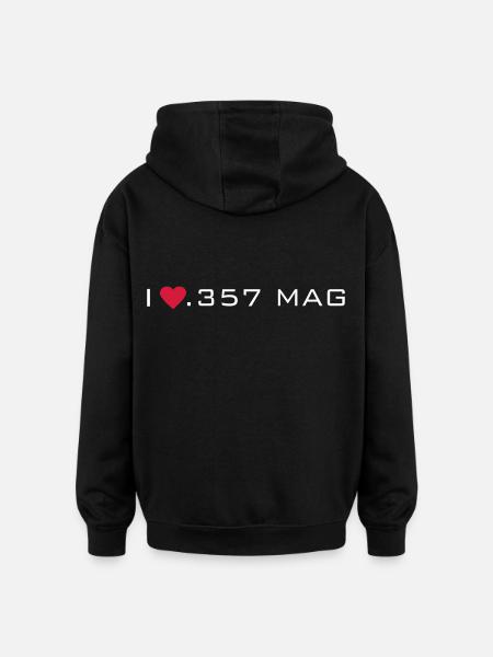 357 - Oversized Unisex Hoodie - black