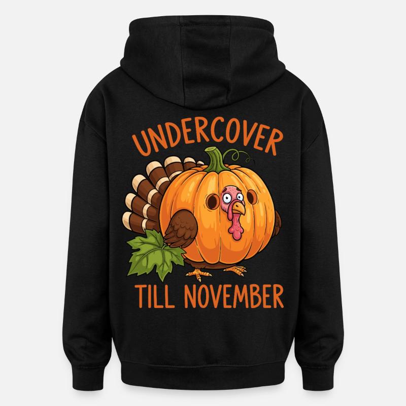 Undercover Truthahn - Oversized Unisex Hoodie - Schwarz