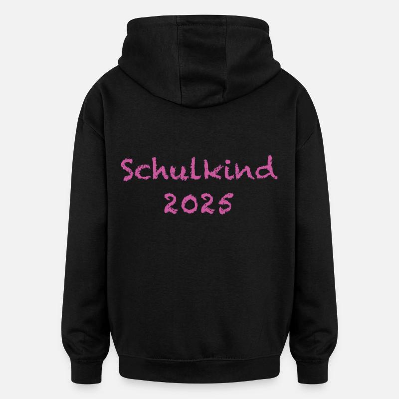 Écolier 2025 - Sweat à capuche oversize unisexe - noir