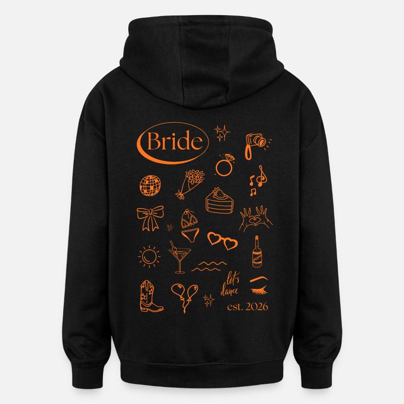 Bride Icons 2026 - Oversized Unisex Hoodie - black