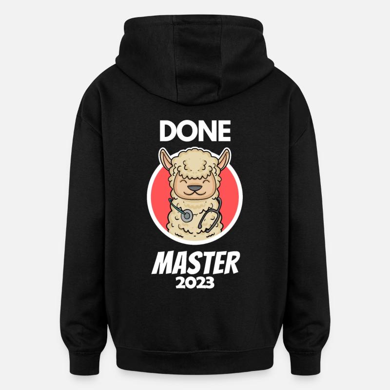 Master 2023 - Oversized Unisex Hoodie - black