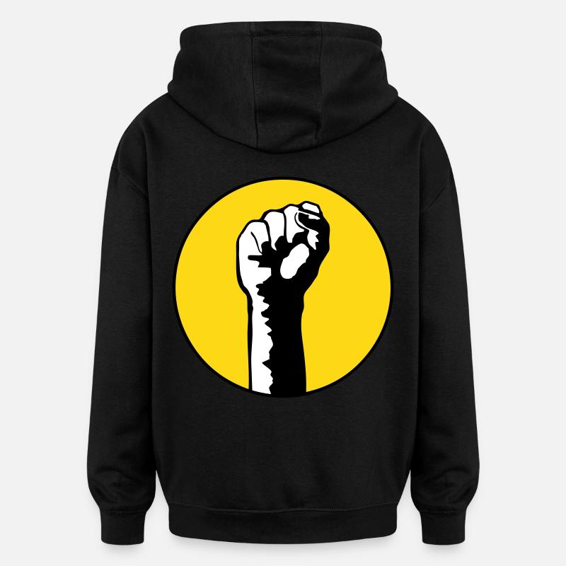 faust - Oversized Unisex Hoodie - Schwarz