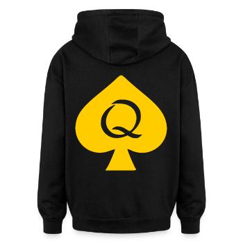 PIK-DAME - Oversized Unisex Hoodie - Schwarz - Hinten - Noah (186cm)
