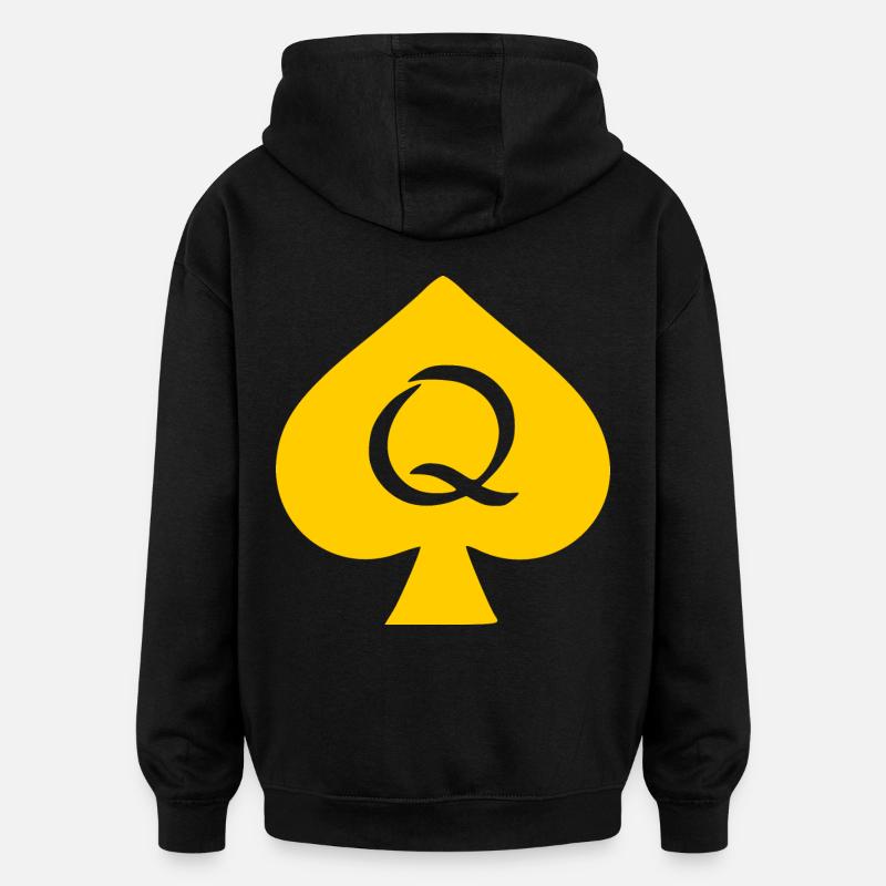 PIK-DAME - Oversized Unisex Hoodie - Schwarz