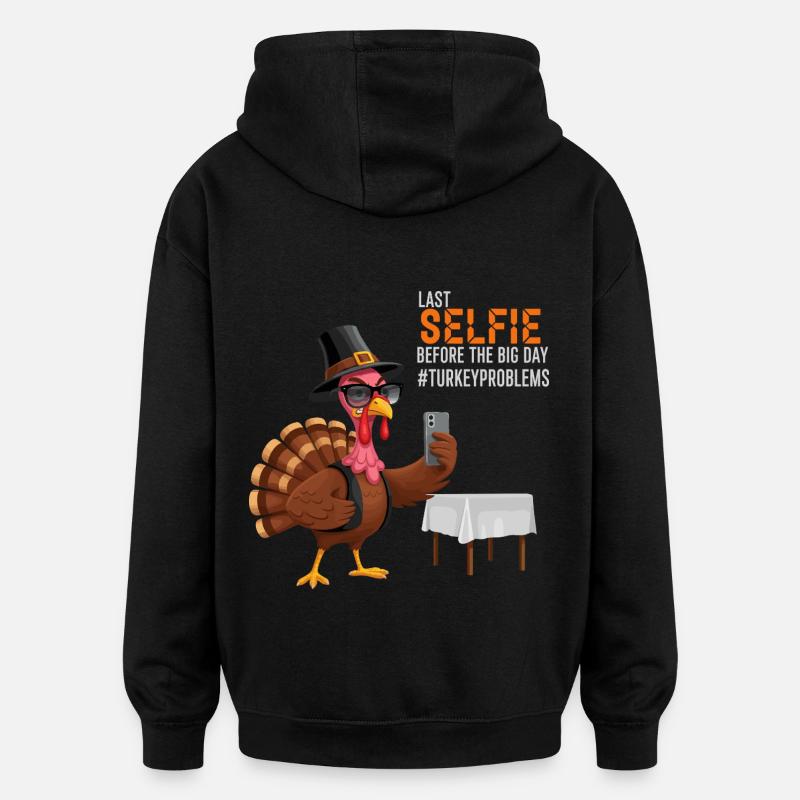 Problèmes de la Turquie - Sweat à capuche oversize unisexe - noir