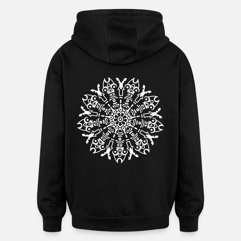 tekno 23 tour - Sweat à capuche oversize unisexe - noir