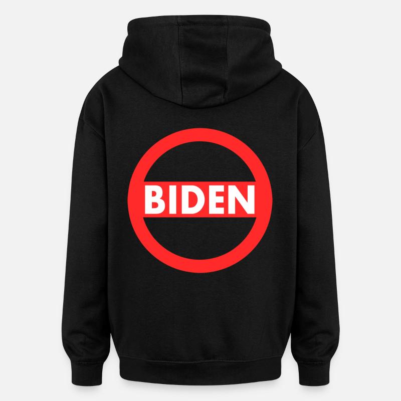 Joe Biden - Sweat à capuche oversize unisexe - noir