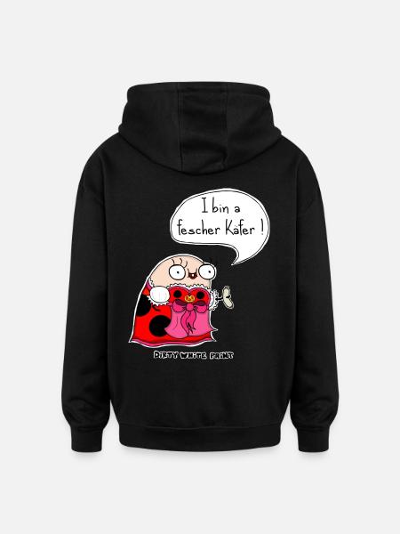 Oktober Marvin - Premium Longsleeve - Women - Oversized Unisex Hoodie - black