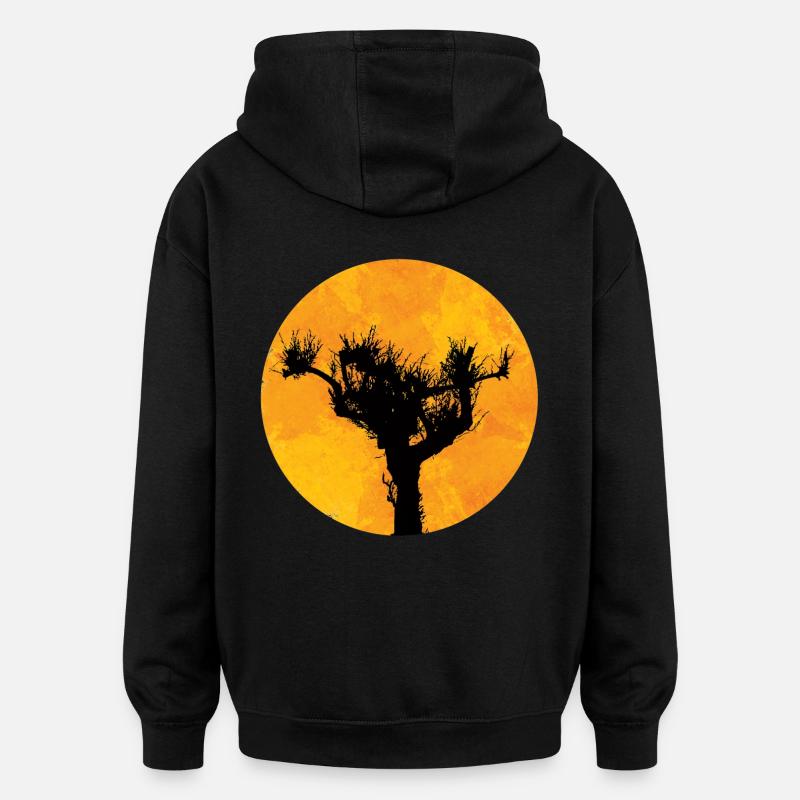 Pin au soleil - Sweat à capuche oversize unisexe - noir