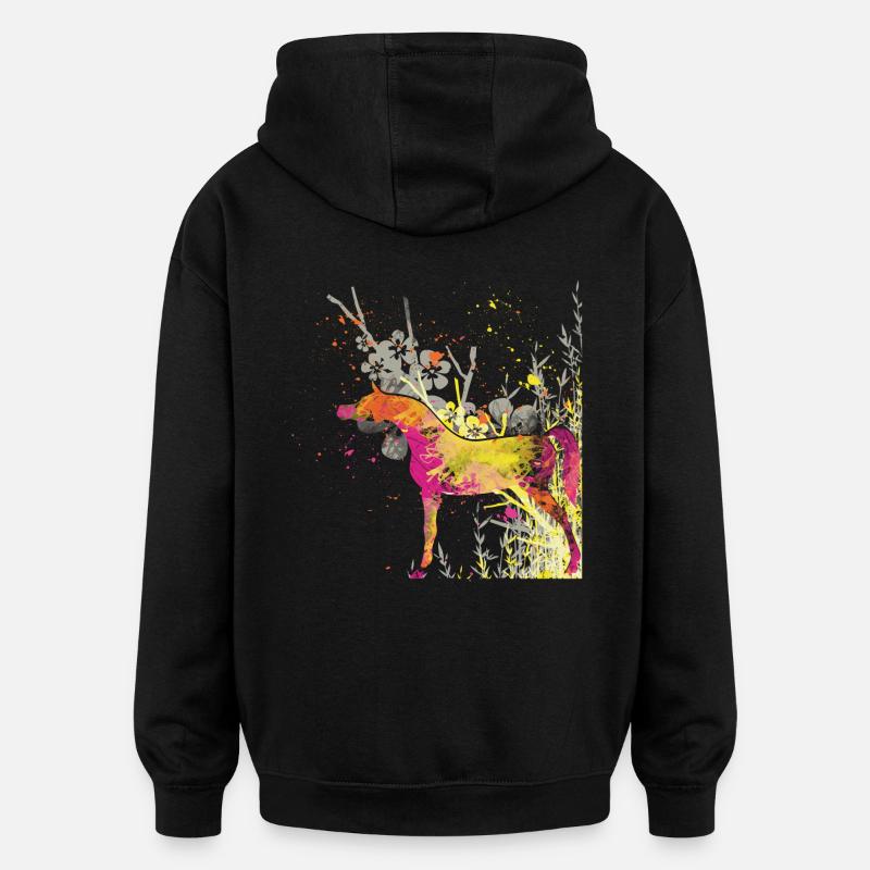 libertipferdhell - Oversized Unisex Hoodie - Schwarz