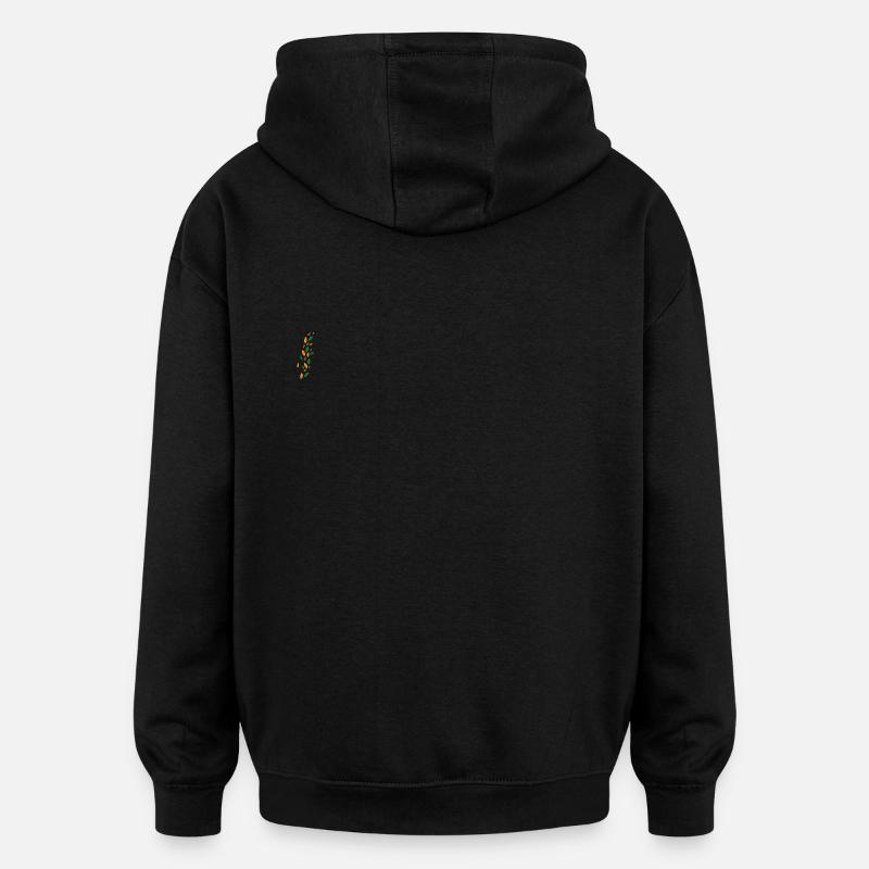 Autumn - Oversized Unisex Hoodie - black