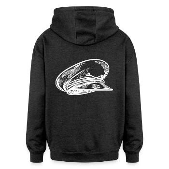 Cap Costume Replacement Fairing Peaked Cap - Oversized Unisex Hoodie - charcoal grey - Back - Noah (186cm)