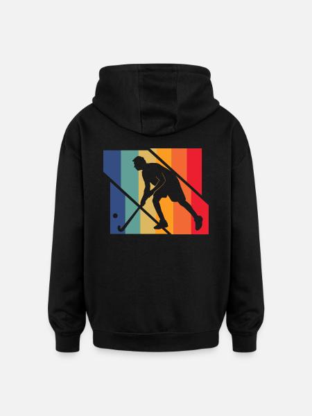 Field hockey - Oversized Unisex Hoodie - black