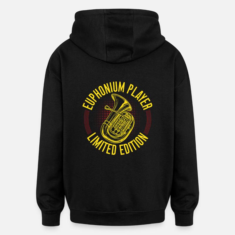 Euphonium Édition Limitée Fanfare Baryton - Sweat à capuche oversize unisexe - noir