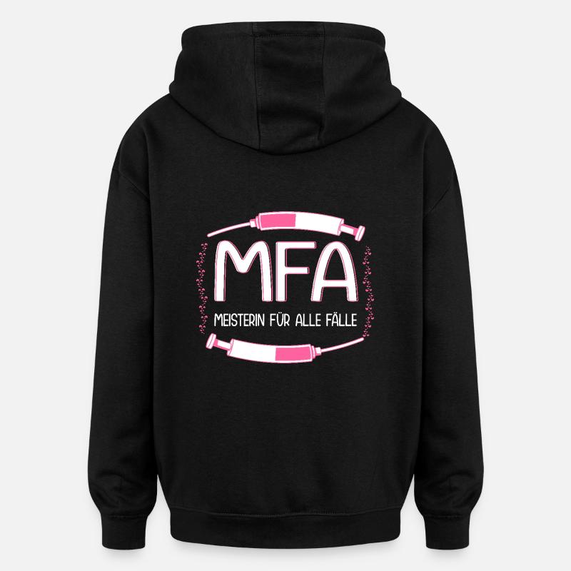 Medical Assistant Master MFA - Oversized Unisex Hoodie - black