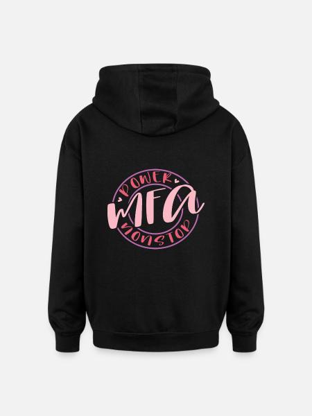 MFA Power Medical Assistant - Oversized Unisex Hoodie - black