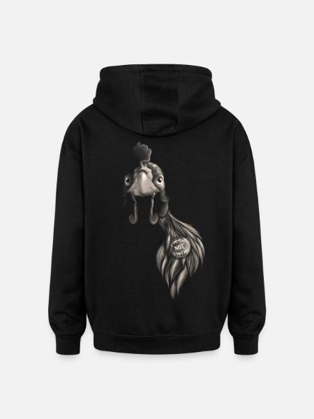 Someone NOT something - Oversized Unisex Hoodie - Schwarz