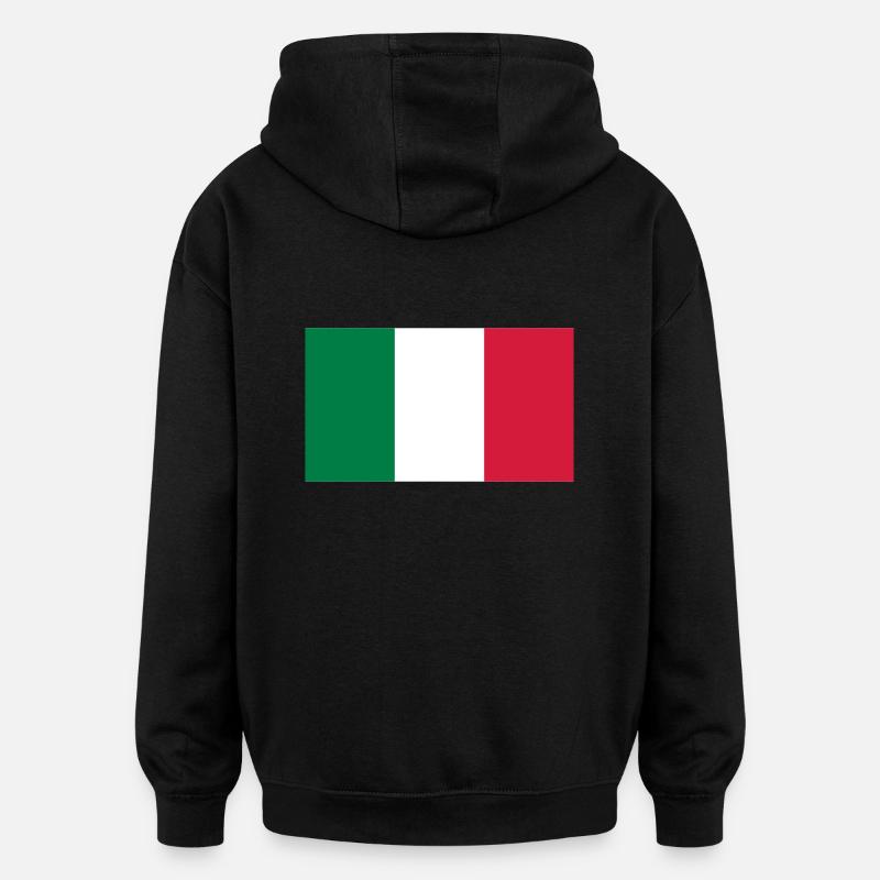 Drapeau national du Mexique - Sweat à capuche oversize unisexe - noir