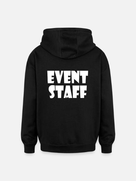 Event staff - Oversized Unisex Hoodie - black