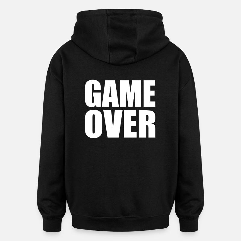 Game over - Oversized Unisex Hoodie - black