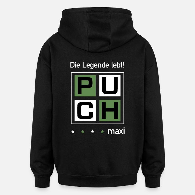 Puch Maxi - Sweat à capuche oversize unisexe - noir