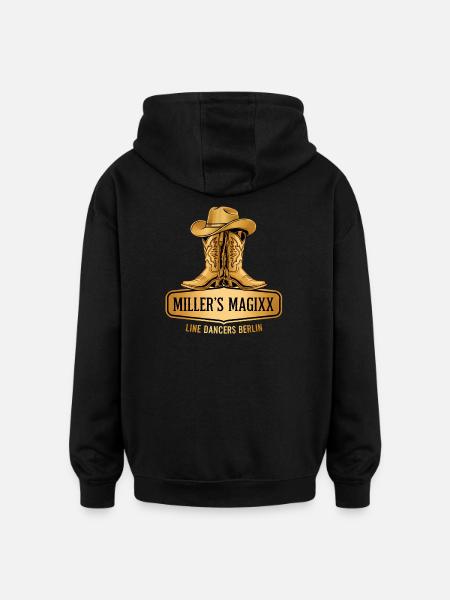 Miller'sMagixx Gold Edition - Oversized Unisex Hoodie - black