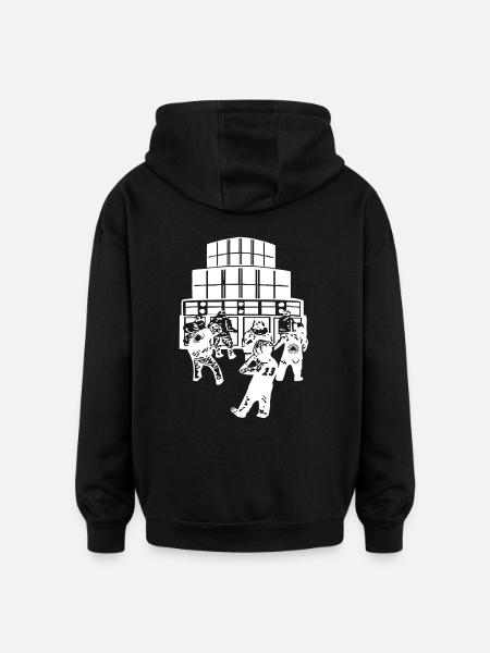 007 soundsystem 23 - Oversized Unisex Hoodie - black