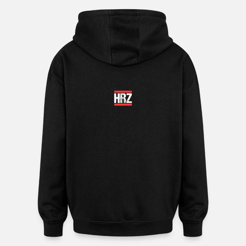 Harz - Oversized Unisex Hoodie - Schwarz