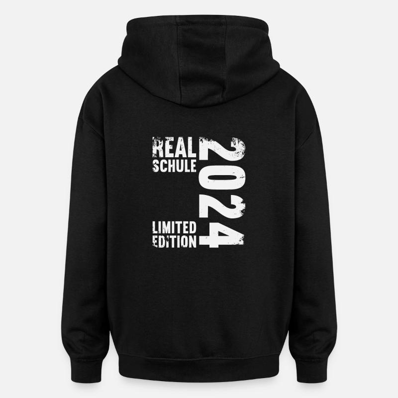 Lycée Jeunes Filles Lycée 2024 - Sweat à capuche oversize unisexe - noir