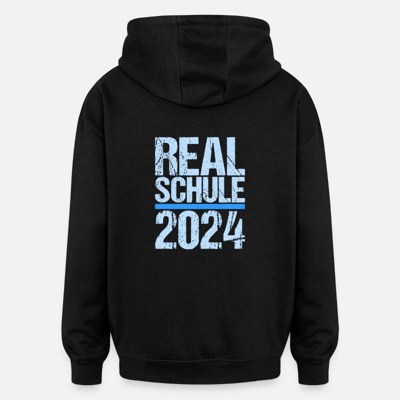Lycée Jeunes Filles Lycée 2024 - Sweat à capuche oversize unisexe - noir