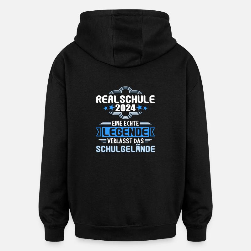 Lycée Jeunes Filles Lycée 2024 - Sweat à capuche oversize unisexe - noir