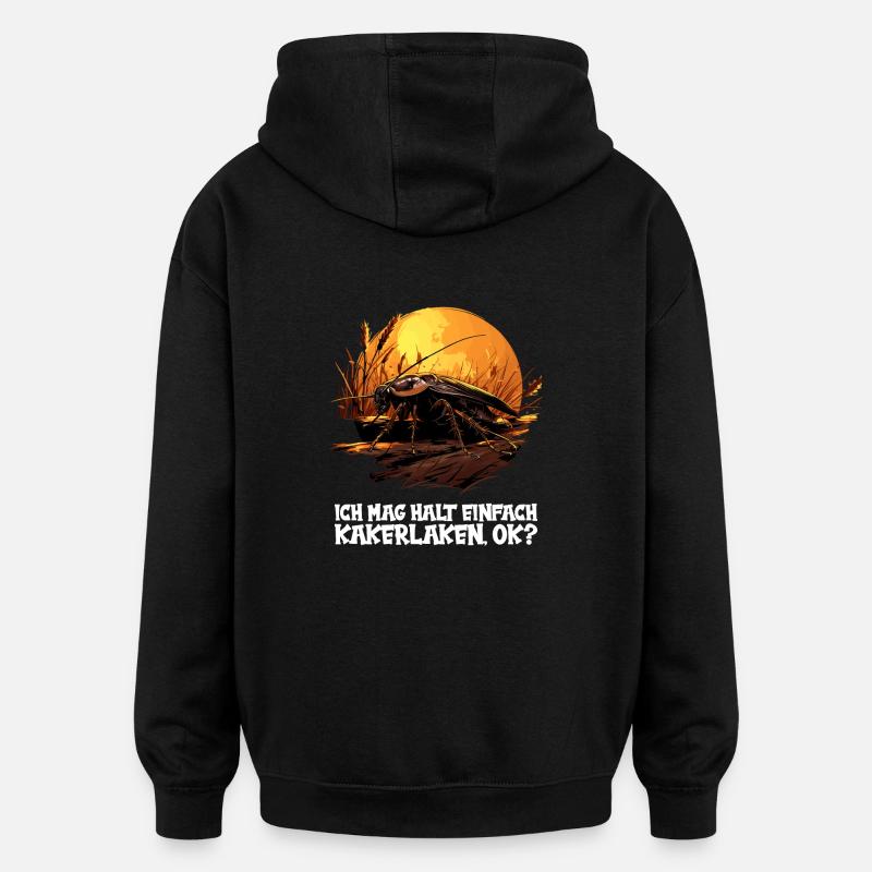 Cockroach cockroaches cockroach - Oversized Unisex Hoodie - black