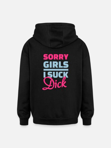 Schwul - Oversized Unisex Hoodie - Schwarz