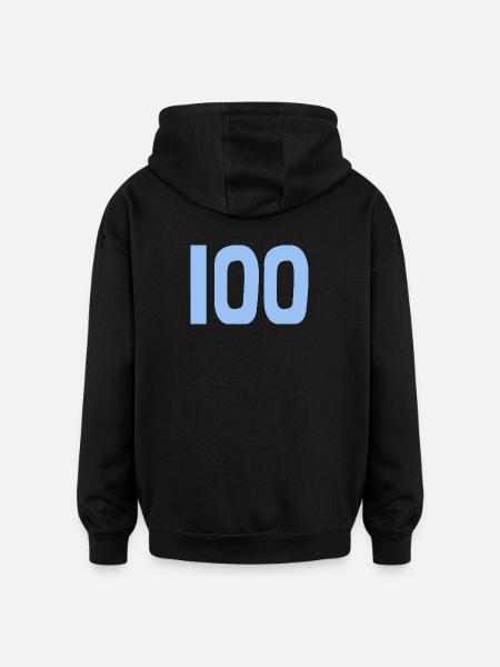 HAPPY BIRTHDAY. HAPPY BIRTHDAY. ANNIVERSARY. - Oversized Unisex Hoodie - black