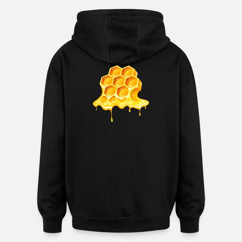 Honig, Imker, Imker - Oversized Unisex Hoodie - Schwarz