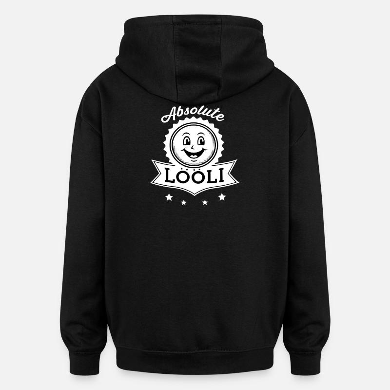 Lööli absolu - Sweat à capuche oversize unisexe - noir