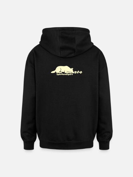 SHS Logo lemon - Oversized Unisex Hoodie - Schwarz