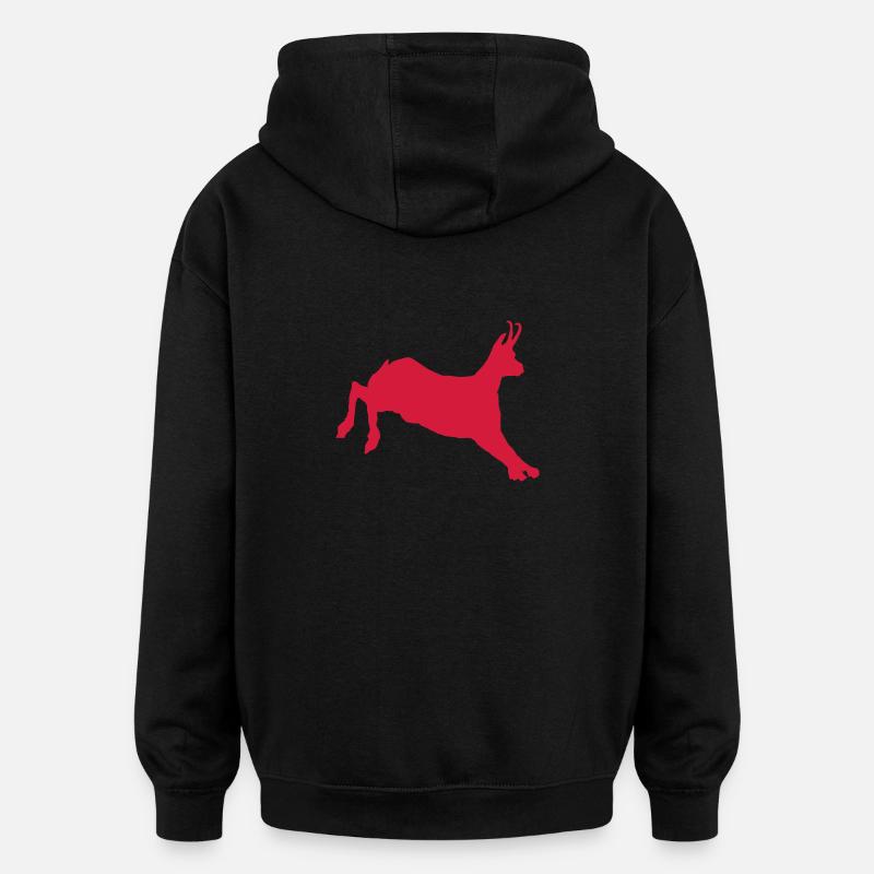 Die Jump (Vector) - Oversized Unisex Hoodie - Schwarz