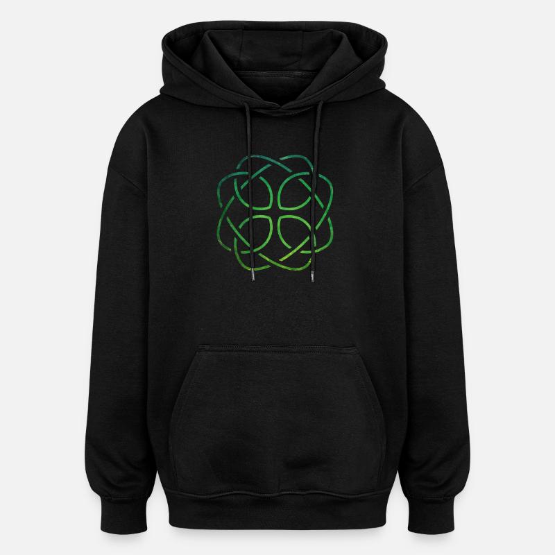 Celtic Knot - Sweat à capuche oversize unisexe - noir