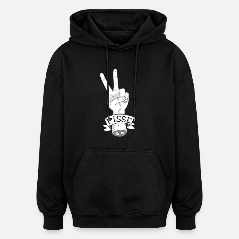 Übersetzung Ungefähre # 5 - Oversized Unisex Hoodie - Schwarz