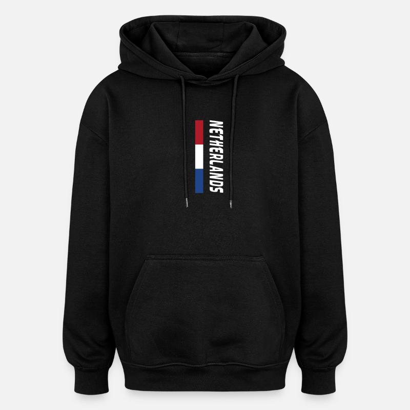 Netherlands / Gift / Gift Idea - Oversized Unisex Hoodie - black