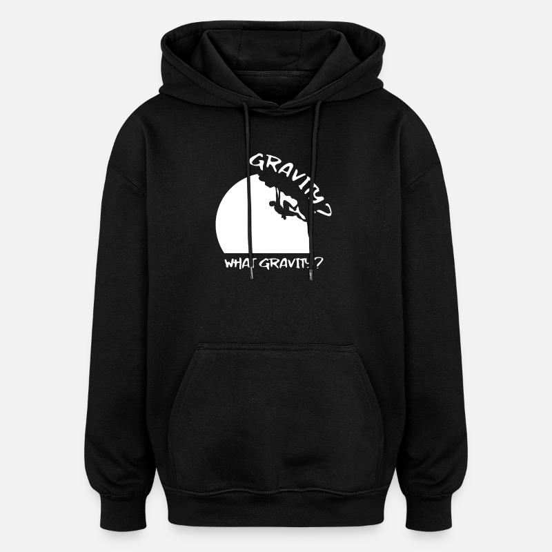 Escalade escalade escalade rocher escalade dire - Sweat à capuche oversize unisexe - noir