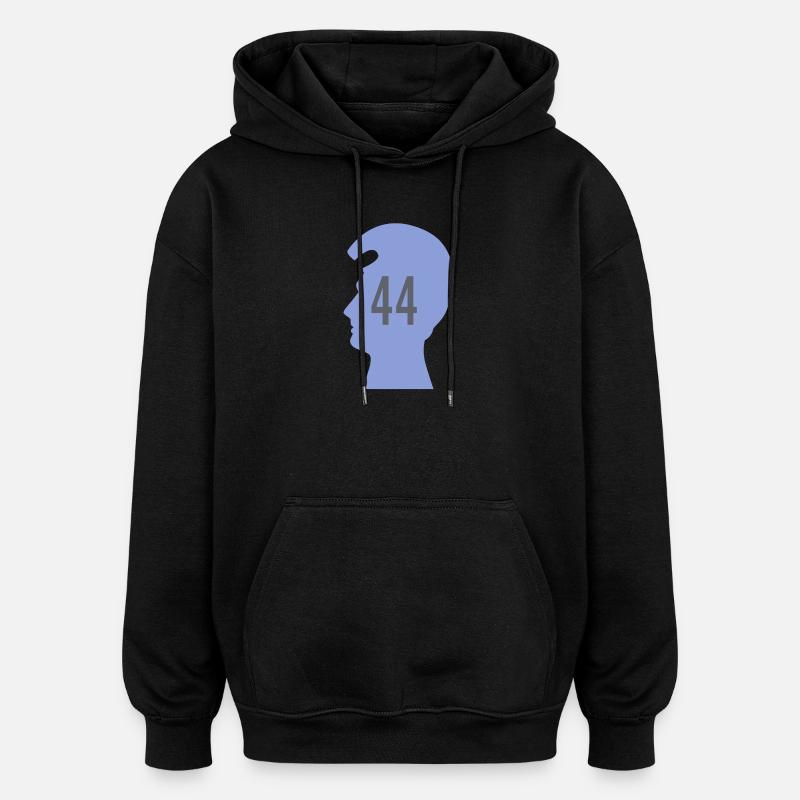 Club du roi Kamehameha - Sweat à capuche oversize unisexe - noir