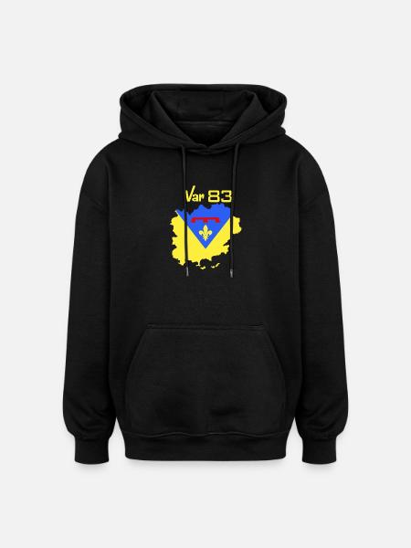 Var - Oversized Unisex Hoodie - black