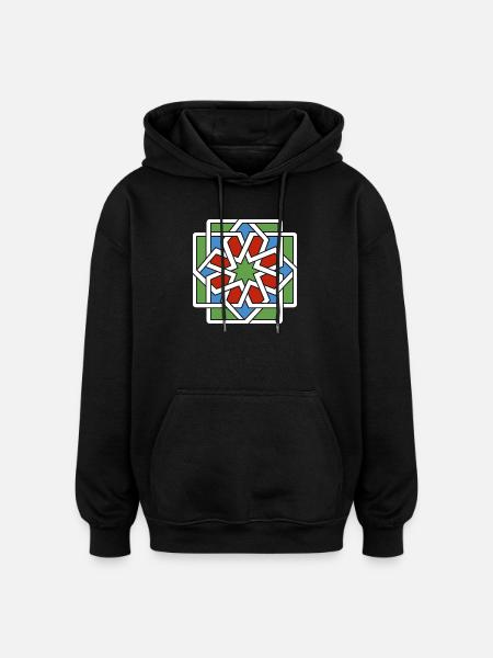 Andalucia 4 (dark) - Oversized Unisex Hoodie - black