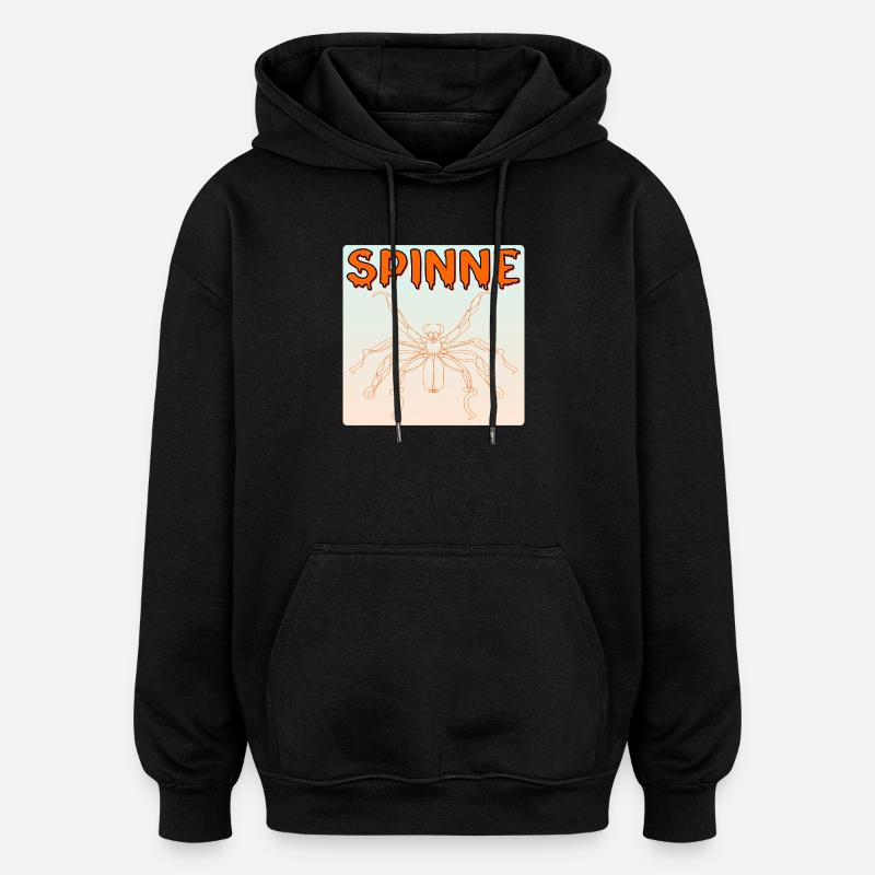 HALLOWEEN KOSTÜME - SPINNENTIERE SPINNE - Oversized Unisex Hoodie - Schwarz