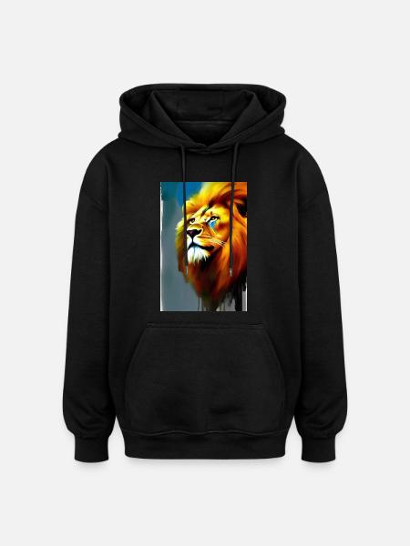 Lion King - Oversized Unisex Hoodie - black