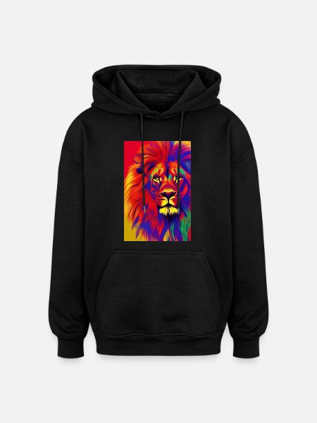 Lion King - Oversized Unisex Hoodie - black